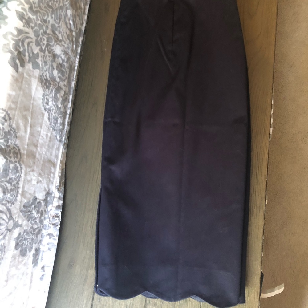 J Crew Scallop Hem Pencil Skirt